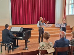 Musikeinlage von Prof. Aichberger-Mechtler, Prof. Winkler und Prof. Zuba 