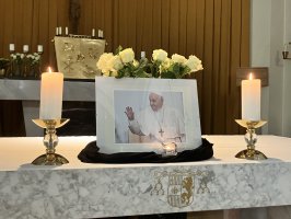 Gedenken an Papst Franziskus