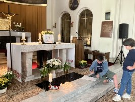 Gedenken an Papst Franziskus