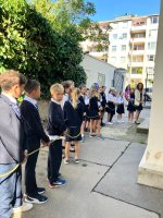Begrüßung der 1. Klassen