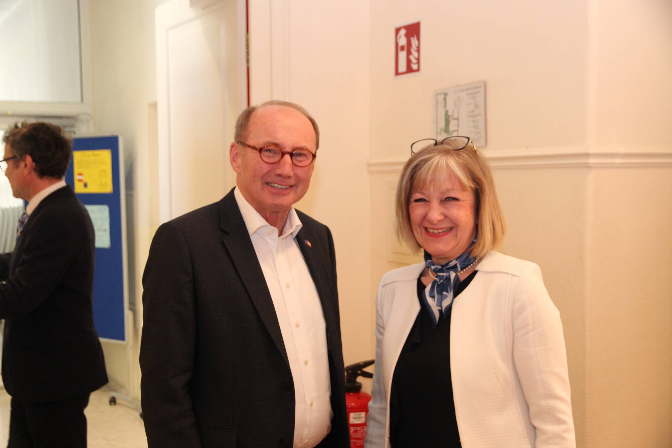 VP Dr. Karas mit Fr. Dir. Leibnitz VP Dr. Karas mit Fr. Dir. Leibnitz