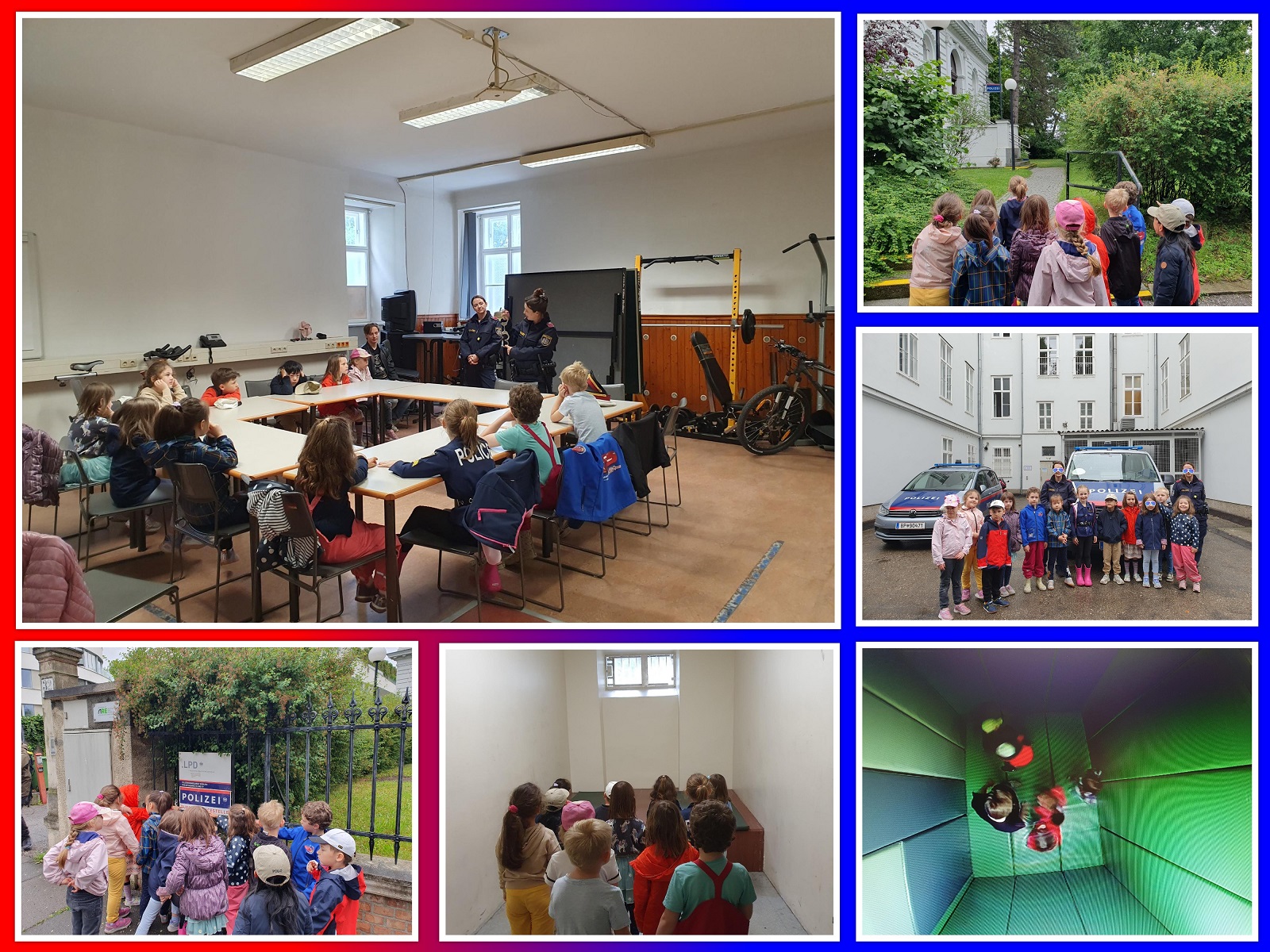 Besuch bei der Polizei home